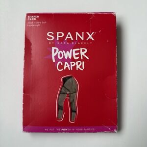 Spanx Power Capri Shapewear Size G Nude NWT Open Box Tummy Control 290-325 Lbs